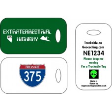 Highway 375 Trackable Tag (by NE Geocaching Supplies)